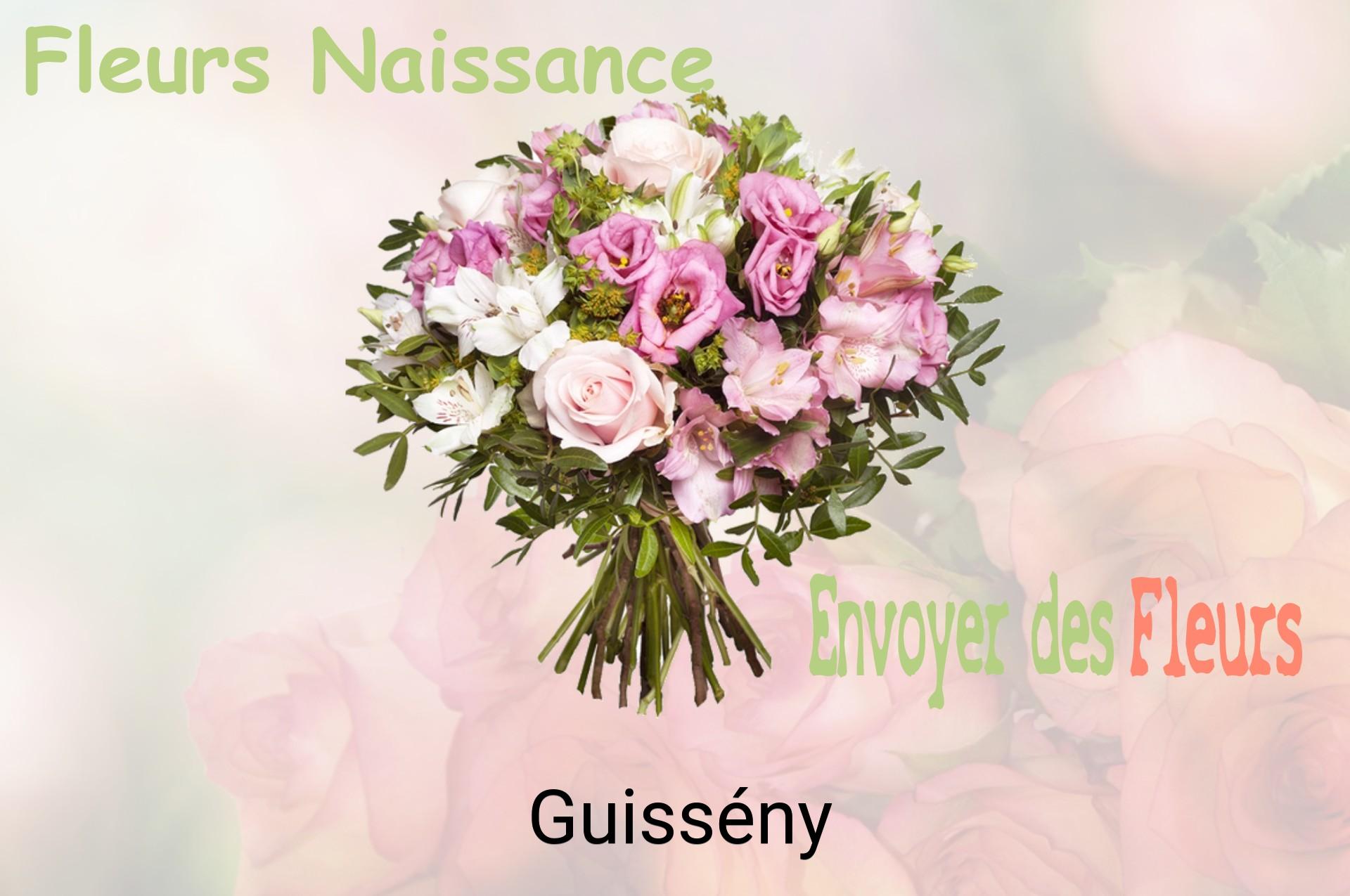 Bouquet de fleurs de naissance livré à Guissény